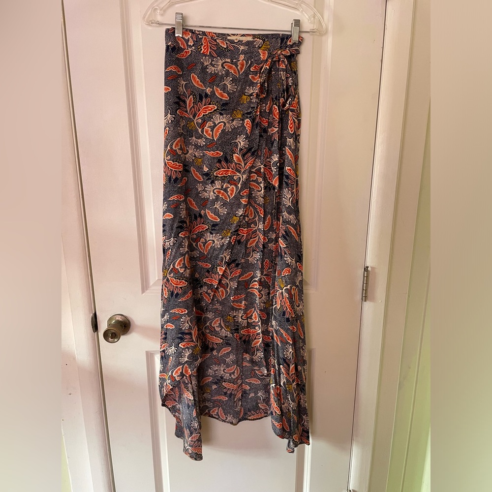 Mahina floral wrap skirt